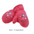 thumbnail image 5 of Niños Mittens Invierno Impermeable Con Gancho Deportes Deportes Niños Regalos Patrones Actividades al aire libre para el clima frío Rojo 6 pares Vogacara HA059229-01B, 5 of 5