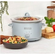 Crock-Pot Design Series 4.5 qt -Crock Light Blue Slow Cooker