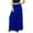 Royal Blue, variant on Bimba Women's Tulip Style Georgette Maxi Skirt, White