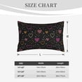thumbnail image 6 of Daiia Heart and Stars Bedding Waterproof Pillow Protector Zippered Queen – Bed Bug Proof Pillow Encasement-16"x24", 6 of 9