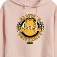 thumbnail image 3 of Garfield - University - Juniors Cropped Pullover Hoodie, 3 of 5