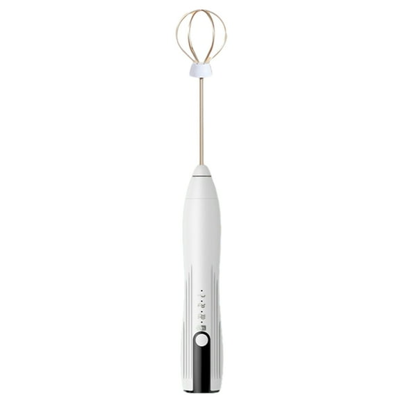 Whipper Handheld Milk Frother 3 Velocidades Mini USB Inoxidable Recargable Ajustable 14000 Rpm 1500 MAh Con Cabezal Tipo C/mezcla para Leche/capuchino/chocolate Caliente