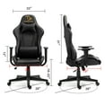 thumbnail image 5 of Gaming Chair with Zodiac Star Sign, Capricorn Astrology Logo Ergonomic Computer Chair with Headrest Lumbar Support Recliner Height Adjustable Swivel Office Desk Chair, Constellation, 5 of 7