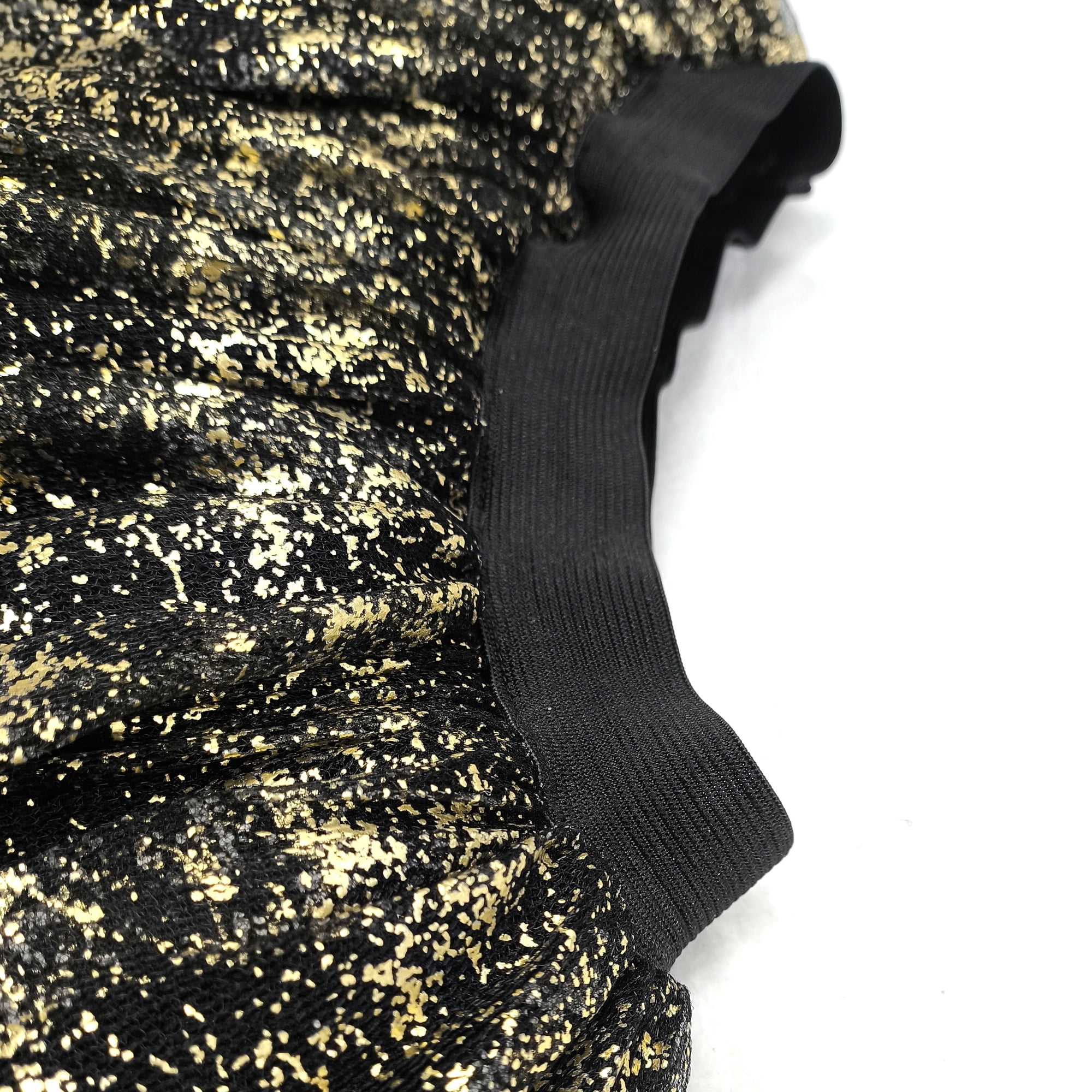 Foil Tutu Costume Accessory for Adults, Black and Gold, L/XL, Halloween by Way To Celebrate