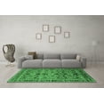 thumbnail image 3 of Ahgly Company Indoor Round Oriental Emerald Green Industrial Area Rugs, 8' Round, 3 of 4