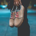 thumbnail image 3 of 4 Pcs Lacets Imprimés Colorés Remplacement Chic Polyester Accessoires de Chaussures Lacets, 3 of 6
