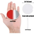thumbnail image 2 of FMSHPON Red White Gray Gradient Style Set of 2 Car Coaster for Drinks, Absorbent Ceramic Stone Coasters Cup Mat with Cork Base for Home Kitchen Room Coffee Table Bar Decor, 2 of 5