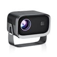 thumbnail image 1 of Salange Split Screen Projector 1080p 4K Support, Screen Mirroring for iPhone/Android with WiFi Bluetooth, Electrinical Focus 360° Stand for Home Theater,Black, 1 of 7