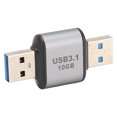 thumbnail image 4 of Adaptador USB 31 aleación de aluminio Tamaño pequeño 10 Gbps Mano de obra exquisita Adaptador USB31 macho a USB31 macho Fácil de usar para PC de escritorio ANGGREK Otros, 4 of 8