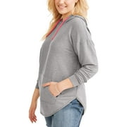 Junior's Plus Open Back Hoodie