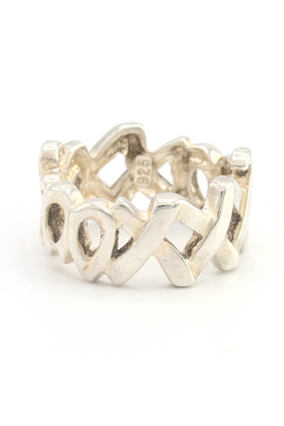 Pre-Owned Tiffany & Co. Paloma Picasso Love Kiss Ring in Sterling Silver (925) - US... (Good)