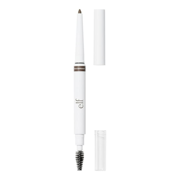 Lápiz de cejas impermeable e.l.f. Instant Lift Deep Brown