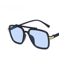thumbnail image 2 of Gafas de sol cuadradas de montura grande para hombre, gafas de sol que cambian de color y que evitan la luz azul al conducir, 2 of 3