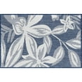 thumbnail image 3 of 2x3 Water Resistant, Small Indoor Outdoor Rugs for Patios, Front Door Entry, Entryway, Deck, Porch, Balcony | Outside Area Rug for Patio | Navy, Floral | Size: 2' x 3', 3 of 8