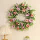 thumbnail image 4 of Flores artificiales, flores falsas, flores artificiales, juego de regalo para mujer, puerta de entrada, flores aromáticas, hojas y plantas de dinero, guirnaldas de flores para exterior, decoración de, 4 of 6