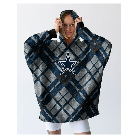 Pegasus Dallas Cowboys 34" x 34" Digital Dash Sherpa Hooded Fan Cape