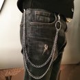 thumbnail image 1 of Cadena de cintura de metal de moda estilo hip hop punk, cadena de pantalones de mezclilla multicapa popular con personalidad, 1 of 6