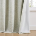 thumbnail image 5 of SUNSHIELD ESSENTIALS Bellamy 100% Blackout Curtains for Living Room, Bedroom and Nurseries, 50” x 63”, Green, 5 of 7