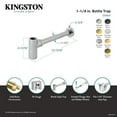 thumbnail image 6 of Kingston Brass DD8101 1-1/4 Inch O.D. Brass Round Bottle Trap in Polished Chrome, 6 of 7