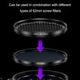 thumbnail image 4 of 2-in-1 Magnetic  & Star Filter Lens, Anti-Glare Magnetic Phone Filter, 52mm Foldable Phone Camera Lens, Dual Optical Effects for Every Travel Scene (2Set), 4 of 7