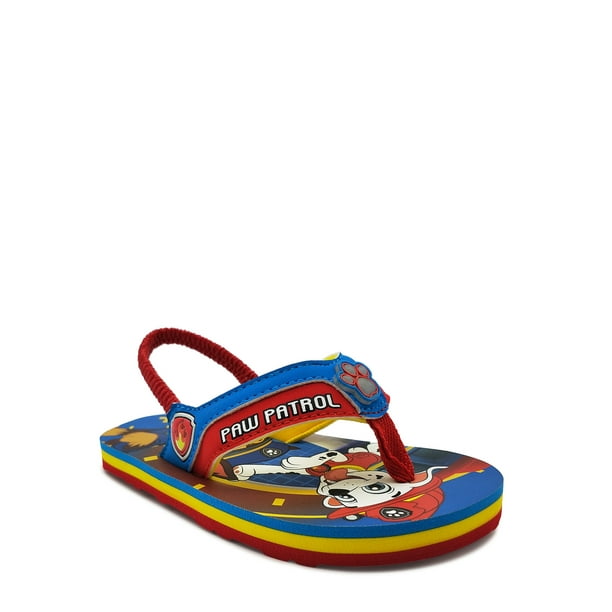 Paw Patrol Toddler Boys Flip Flops