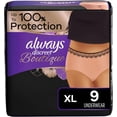 thumbnail image 1 of Always Discreet Boutique, Ropa Interior para Incontinencia y Posparto para Mujer, Máxima Protección, Extra Grande, Contiene 9 Ropa Interior, 1 of 2