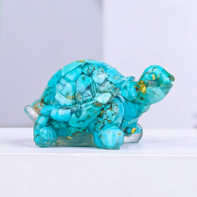 Figuras de Tortuga de Cristal, Curación Natural, Estatua de Tortuga de Amatista, Pisapapeles, Escultura de Bolsillo Tallada a Mano para El Hogar