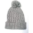 thumbnail image 3 of Ensemble 2 Pcs d'Hiver pour Femmes et Filles : Tuque Tricotée à Pompons, Foulards et Gants en Molleton, 3 of 5