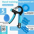thumbnail image 7 of Arcticwind Counting Hand Grip Strengthener Set, Hand Strength Exerciser - Finger Exerciser, Grip Strength Trainer, Finger Stretcher, Stress Relief Grip Ball - Adjustable Resistance 11-132 Lbs, 7 of 7