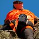 thumbnail image 2 of Rock Climbing & Bouldering Chalk Bag Climbing Chalk Bag Adjustable Waist Bag Strap Zippers Storage Pocket & Brush Holder Yellow, 2 of 4