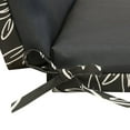thumbnail image 5 of Outdoor Decor by Commonwealth Outdoor Printed High Back Cushion 19 x 42 in Black and White, 5 of 6