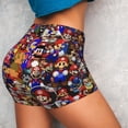 thumbnail image 4 of Lsque Mario Pattern High Waisted Biker Shorts for Women-Tummy Control Fitness Athletic Workout Running Yoga Gym Shorts,Moisture-Wicking-Small, 4 of 9