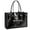 Black, variant on PVC Tote Bag for Women - Kraft Paper Work Handbags Purses with Top Handle（Beige）