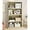 Milky White, variant on Four-Tier Living Room Bookshelf, Small Bookcase with 3 Shelves for Small Spaces, Standing Display Bookshelf with Storage, Book Shelves for Bedroom, Office, Milky White