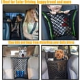 thumbnail image 2 of Dog Car Barrier, Dog Net for Car Between Seats, Pet Net Barrier Front Seat, Car Mesh Barrier Back Seat, Universal Stretchy Car Seat Storage Mesh Net, 2 of 7