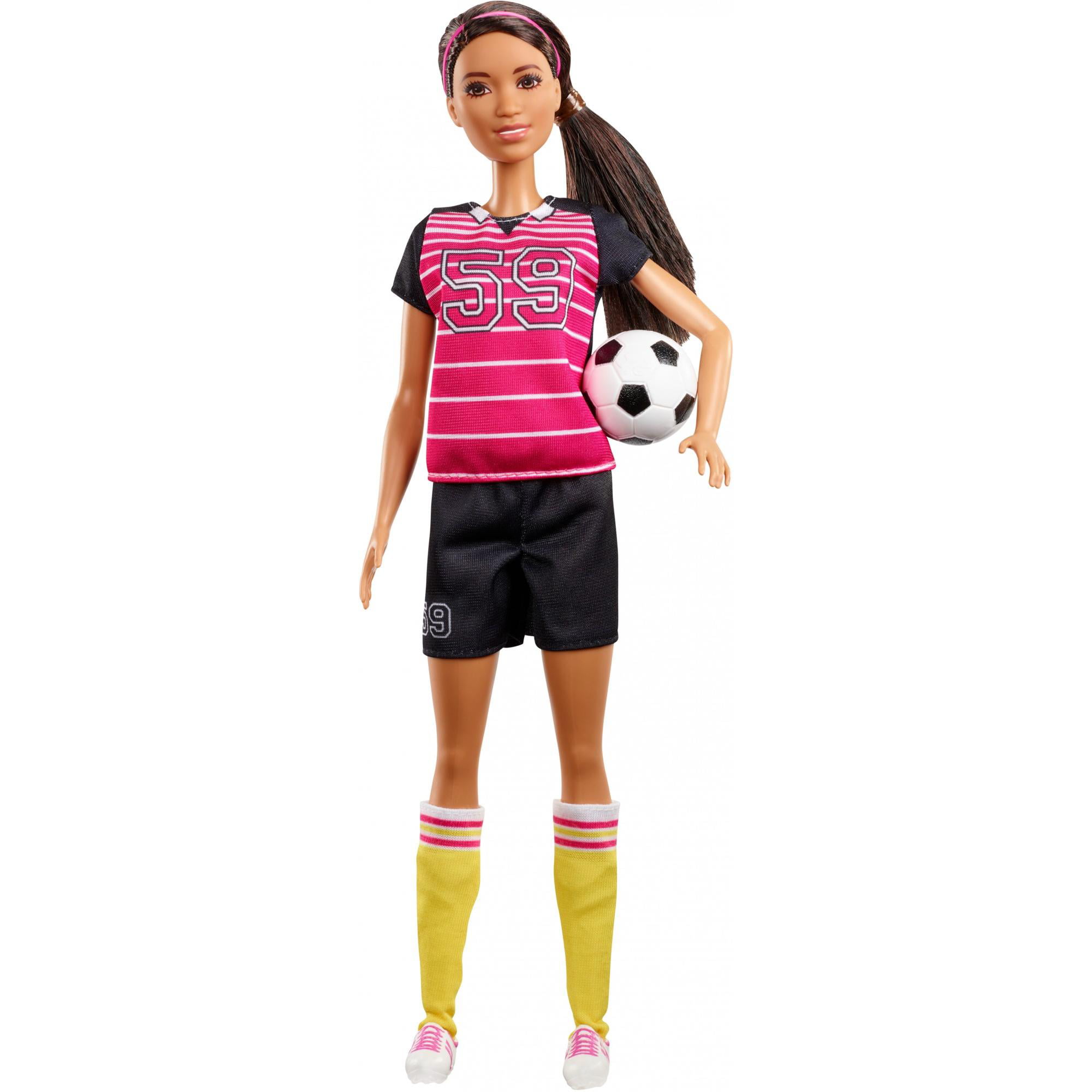 Barbie FXP02 Soccer Player Doll Multi-coloured 30.5 cm*3.9 ‎Multi-coloured 
