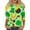 23#Mint Green, variant on St Patty's Day Shirt Women Casual Plus Size 3/4 Sleeve Green Clover Shirts Funny Saint Patrick's Tunic Tops Army Green 2XL