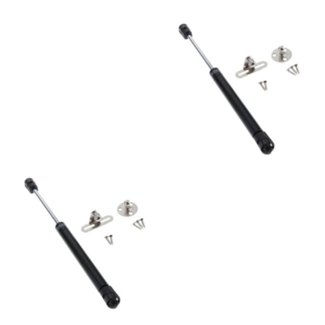 Dalazy Support Télescopique Réglable pour Siège de Moto Noir 270mm 2Set