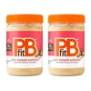 PBfit No Sugar Added Peanut Butter Powder, 13 oz (2 Pack)