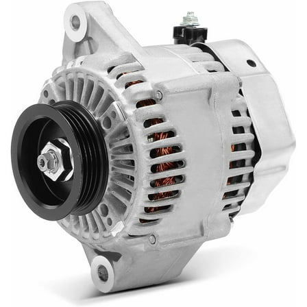 A-Premium Alternator Compatible with Acura Integra 1994-1995 1.8L, 12V 90A 4-Groove Pulley Counterclockwise, Replace# 1012115430, 31100P-72003