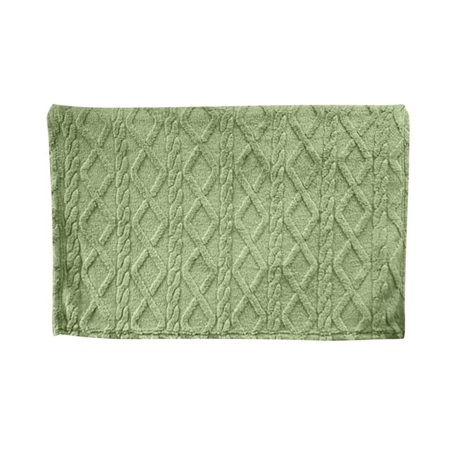 Fesfesfes Reversible Flannel Taffeta Blanket Double Texture Design Conditioning Sofa Throw Nap Cover Bed Piece Nine Color Options Home Decor