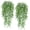 White Ivy, variant on 4 count Artificial 33Inch Wall Faux Eucalyptus Leaves Ivy Swag Greenery for Indoor Outdoor Office Garden Wedding Patio Spring Easter Party Decor(White)