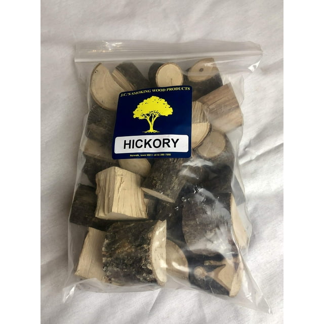 J.C.'s Smoking Wood Morceaux - Sac Format Gallon - Hickory Lot de 4