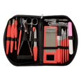 thumbnail image 2 of 19-Piece Manicure Pedicure Kit – Nail Clippers & Grooming Set With Case – Men's Gift 2 of 4