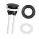 thumbnail image 4 of Botón de descarga de inodoro de doble pulsación, botón de descarga de inodoro con diámetro de , botones de tanque para baño Negro, 4 of 9