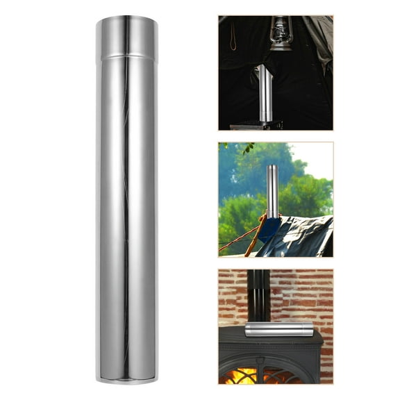 HONMEET Chimney Flue Stainless Steel Smoke Exhaust Outdoor Adventures 1Set