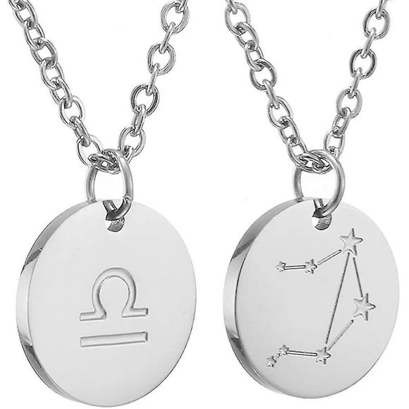 Sign Necklace / /Silver for Women, Horoscope Chain, M, Daughter,