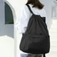 thumbnail image 1 of Mochila portátil con cordón y bolsillo impermeable Lisbinx | Bolsa impermeable para gimnasio y playa | Mochila de tela de 37 x 18 x 48 cm para hombre y mujer | Mochila para deportes, natación y viajes, 1 of 7