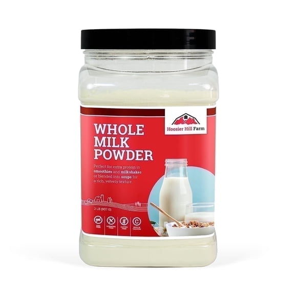 Hoosier Hill Farm Whole Milk Powder, 2 lb Jar