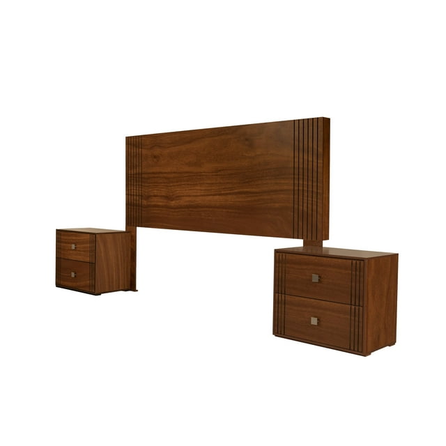 Recamara KS 3 Piezas Soreia Parota - Kessa Muebles